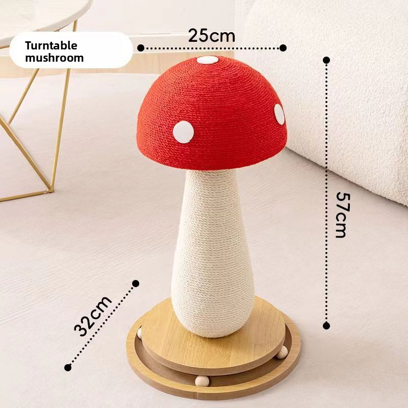Mushroom Sisal Post