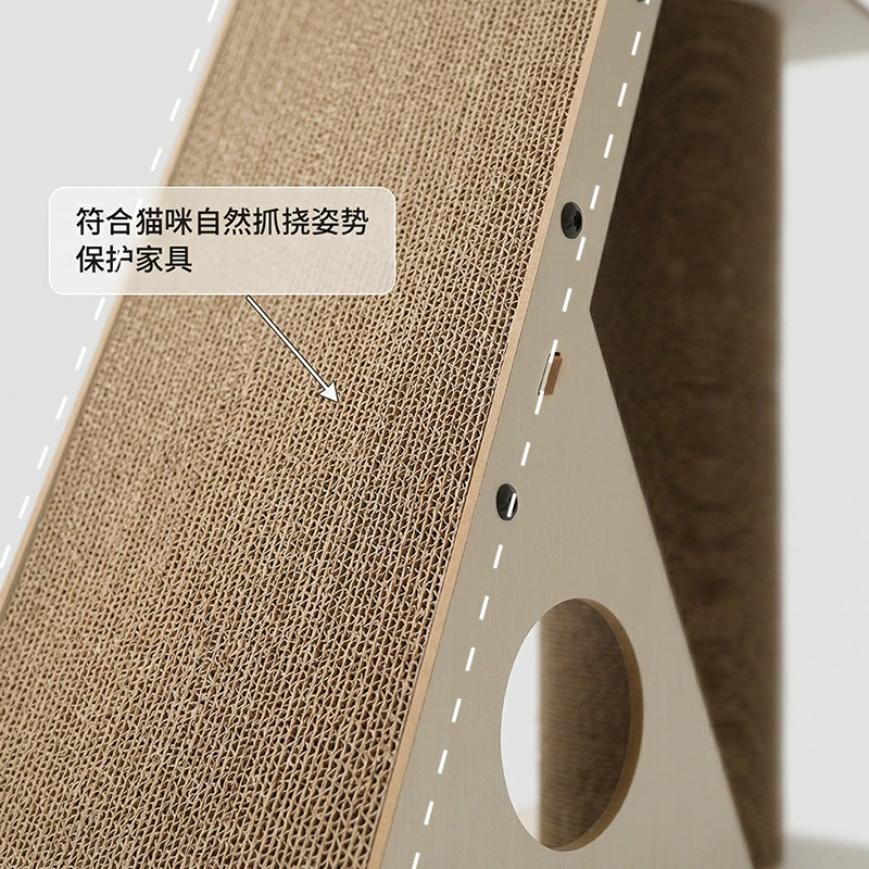 Vertical Corrugated Cardboard Cat Scratcher detail 2