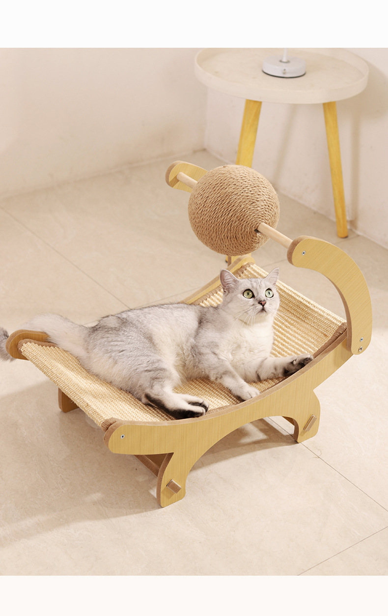 Cat Tree with Integrated Space Capsule Cat Bed detail 18